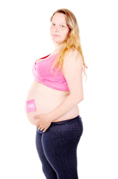 Mujer embarazada. — Foto de Stock