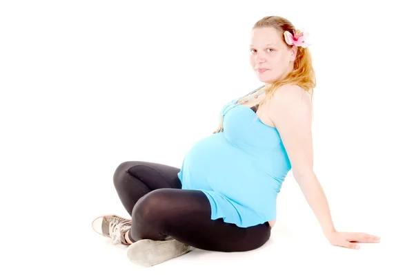 Mujer embarazada. — Foto de Stock