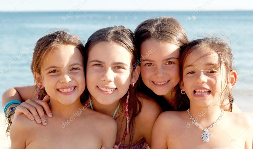 Family nudist naturist
