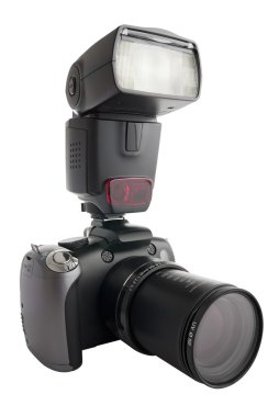 Digital fotoğraf makinesi ile vınlamak varil ve flash