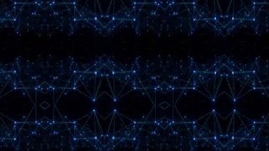 Plexus Dijital Ağ Arkaplan Döngüsü