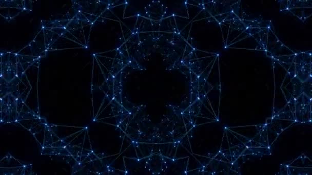 プラスシネマティックネットワークの背景ループ — ストック動画