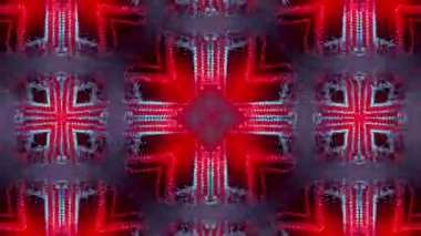 Renkli Psikedelik Desen Arkaplan Döngüsü