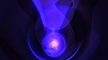 Renkli Soyut Enerji Arkaplan Döngüsü. Soyut bir arka plan enerji tüneli döngüsünün canlandırılması. Parlak ışık çemberleri ve krom sapma fx.