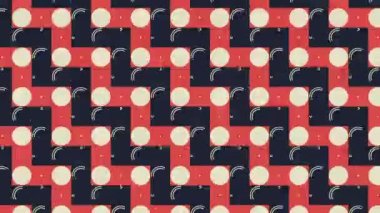 Çok Renkli Taşıma Soyut Geometrik Şekiller Arkaplanı. 