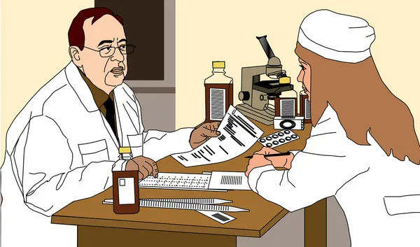 Doktor ve hemşire.