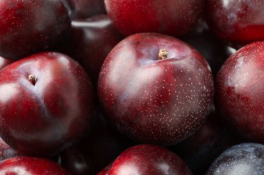 Tüm arka planda lezzetli erikler var. Kapatın..