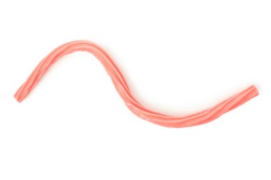 Beyaz arka planda izole edilmiş lezzetli şekerleme..