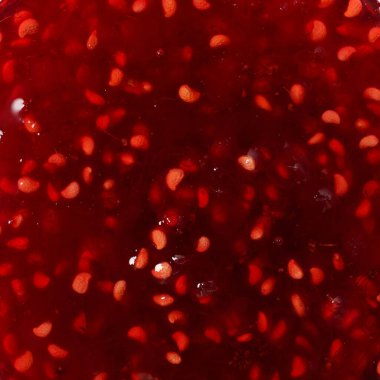 Arka planda ahududu reçeli, üst manzara