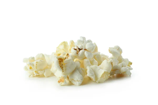Leckeres Popcorn Isoliert Auf Weißem Hintergrund Kino Essen — Stockfoto