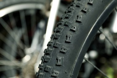 Lastik iyi, yakın çekim ve seçici odaklanma..