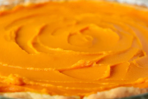 Tarte Aux Citrouilles Gros Plan Mise Point Sélective — Photo