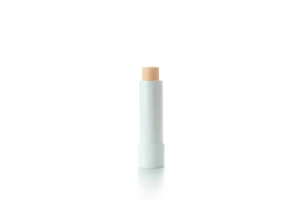 Eco Lippenstift Geïsoleerd Witte Achtergrond Close — Stockfoto