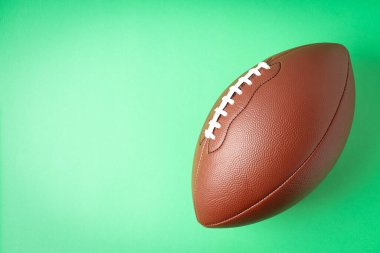 Nane arkaplanda Amerikan futbol topu, metin için boşluk