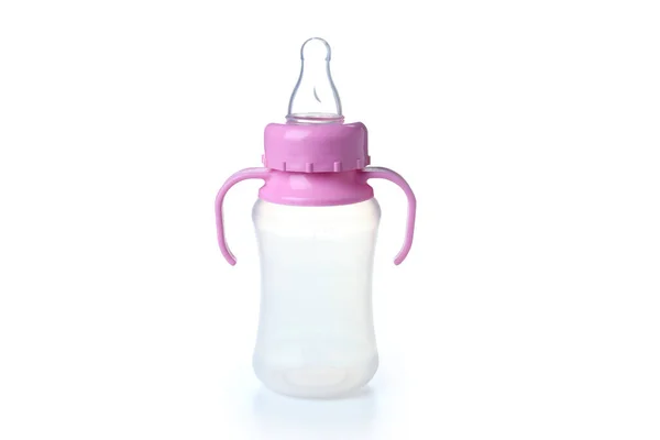 Концепція Дитячого Харчування Порошковим Молоком Ізольовано Білому Тлі — стокове фото