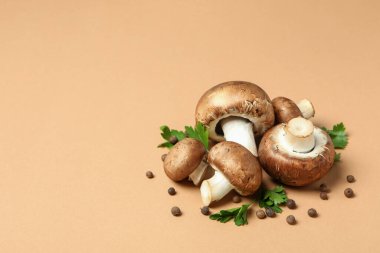 Bej renginde şampiyon olan lezzetli yemek kavramı