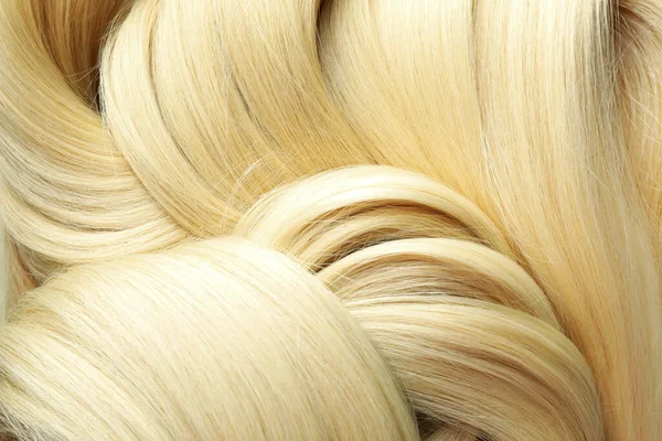 Blonde Female Hair Whole Background Close — Stock Photo, Image