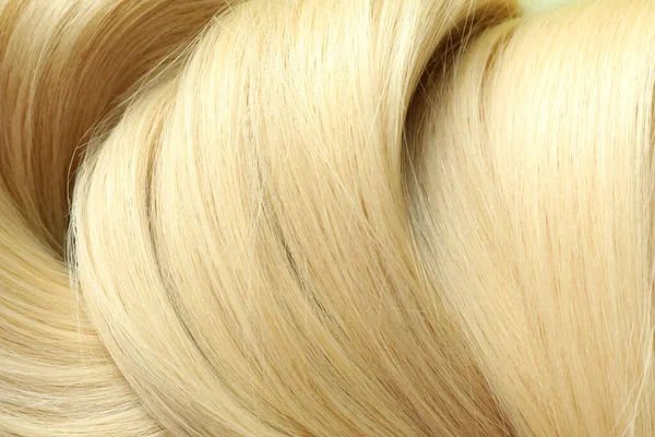 Blonde Female Hair Whole Background Close — Stock Photo, Image