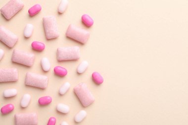 Çiğneme veya balonlu sakız kavramı, metin için boşluk