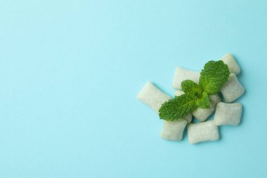 Çiğneme veya balonlu sakız kavramı, metin için boşluk