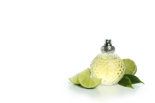 Conceito Perfume Isolado Sobre Fundo Branco — Fotografia de Stock