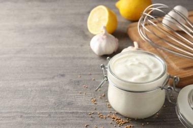 Sarımsak sosu pişirme kavramı, metin için boşluk