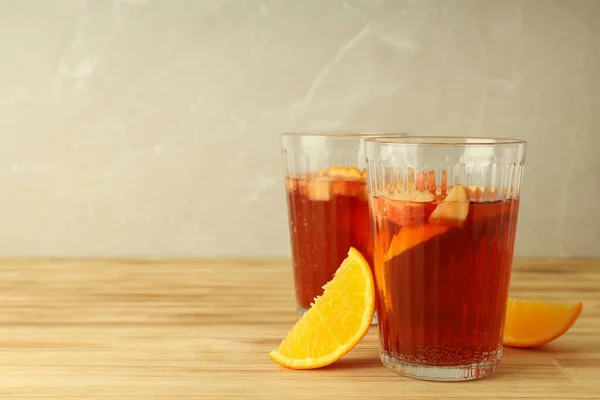 Concepto Bebida Alcohólica Con Sangría Espacio Para Texto —  Fotos de Stock