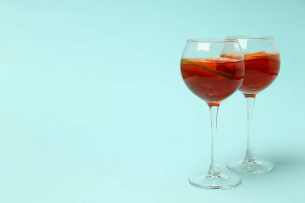 Concept Alcohol Drink Sangria Space Text — Stock Photo, Image