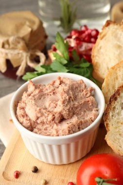 Lezzetli yemek kavramı, yakın plan.