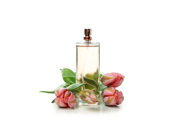 Konzept Des Parfüms Isoliert Auf Weißem Hintergrund — Stockfoto