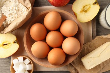 Pasta ya da turta pişirme kavramı.