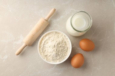 Pasta ya da turta pişirme kavramı.