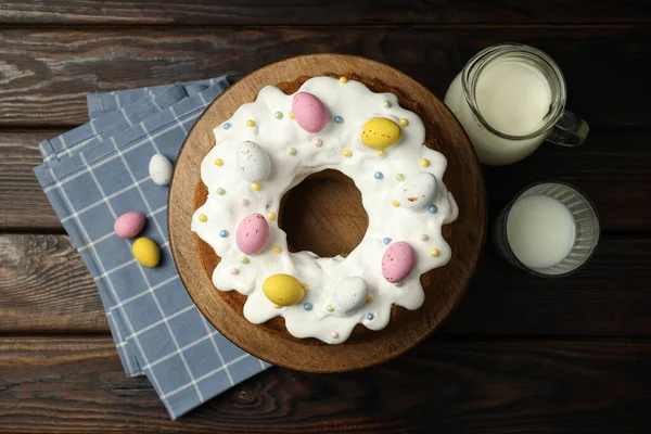 Concept Tasty Easter Food Top View — Stock Photo, Image