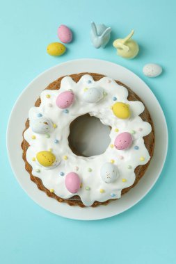 Lezzetli Paskalya yemeği kavramı.