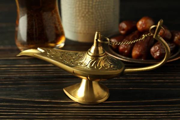 Concetto Mese Ramadan Kareem Primo Piano — Foto Stock