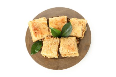 Ramazan Kareem yemekleri beyaz arkaplanda izole edilmiş