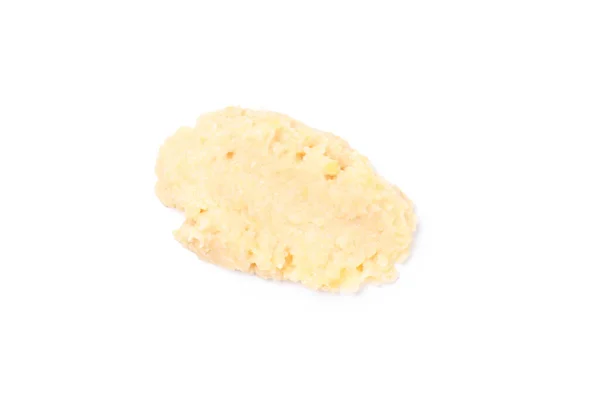 Hummus Spread Isolated White Background Close — Stock Photo, Image
