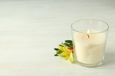 Aroma mumu ile rahatlama kavramı, metin için boşluk