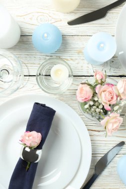 Aroma mumlu masa ayarı kavramı