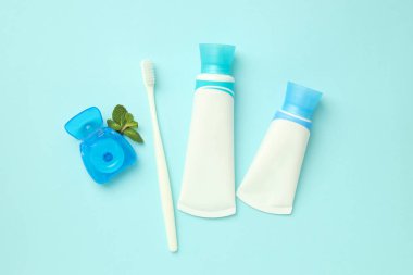 Diş veya ağız bakımı kavramı, üst görünüm