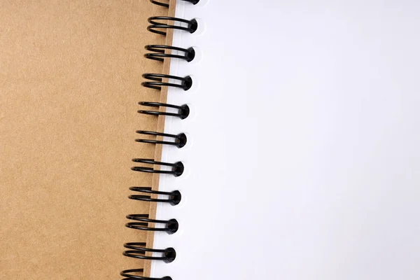 Blank Notebook Whole Background Close — Stock Photo, Image