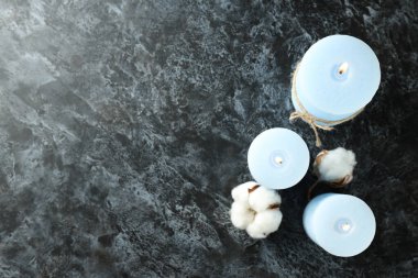 Aroma mumlu rahatlama kavramı, metin için boşluk