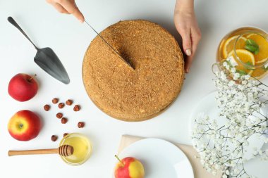 Ballı tatlı kavramı, üst manzara.