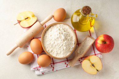 Pasta ya da turta pişirme kavramı.