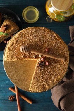 Ballı tatlı kavramı, üst manzara.