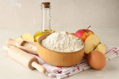 Pasta ya da turta pişirme kavramı. Kapatın.