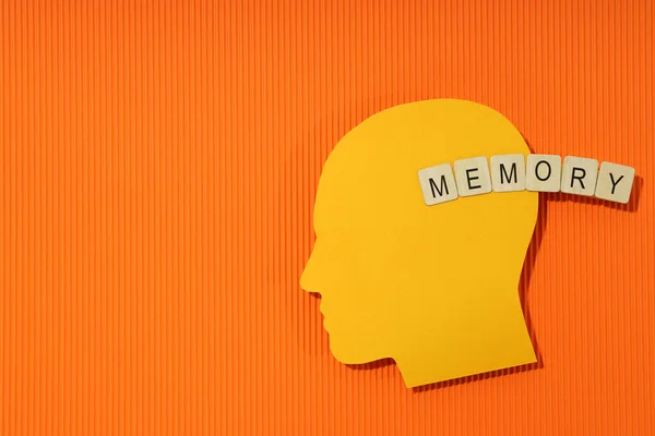 メモリ 記憶喪失 テキストのためのスペースの問題の概念 — ストック写真
