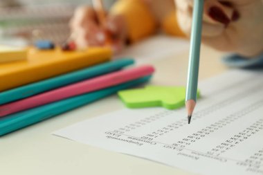 Sınavlara ya da sınavlara hazırlanma kavramı