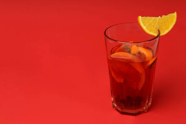 Concepto Bebida Con Sangría Espacio Para Texto — Foto de Stock