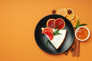 Pastalı lezzetli yemek kavramı, yazı için yer.